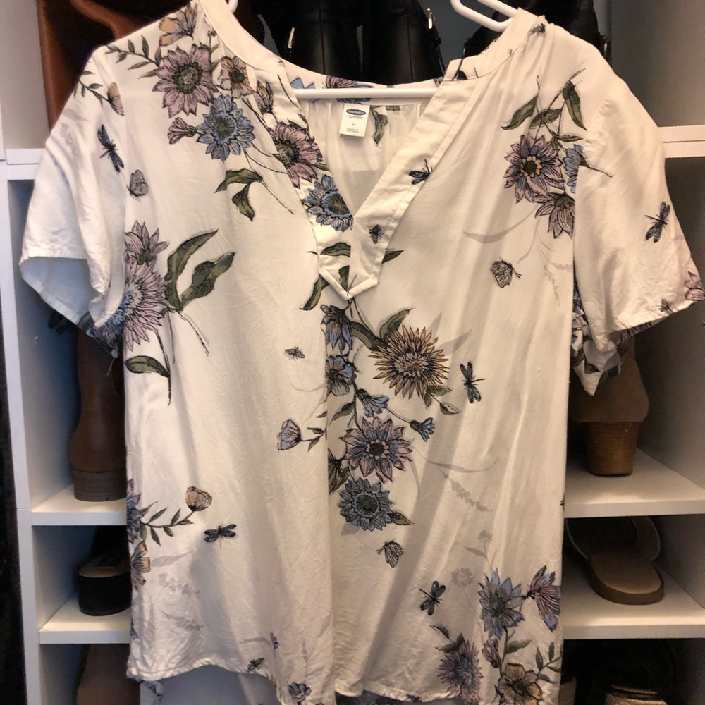 Floral Short sleeve top